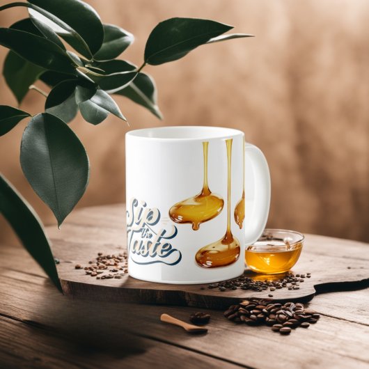 Honey Tropfen and Splash Tasse: Eine Symphonie der Kaffeetasse