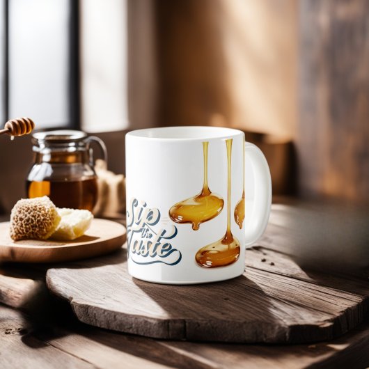 Honey Tropfen and Splash Tasse: Eine Symphonie der Kaffeetasse