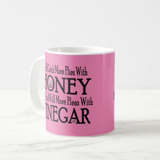 Honey & Vinegar Poster Kaffeetasse (Vorderseite Links)