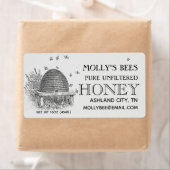 Honey Vintag Beehive Apiary Custom Labels (Insitu)