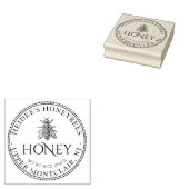 Honey Vintag Honeybee Hier Briefmarke Gummistempel (Stempel)