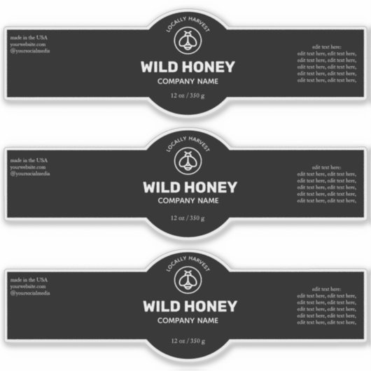 Honey Vinyl Black Label (Vorderseite)