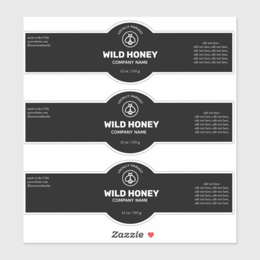 Honey Vinyl Black Label (Blatt)