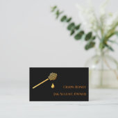 Honey Wand Beekeeper Business Card Visitenkarte (Stehend Vorderseite)
