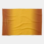 Honey Yellow Ombre Geschirrtuch (Horizontal)