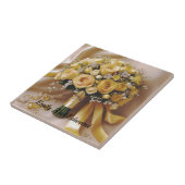 Honey Yellow Roses Wedding Bouquet, Fliese (Seite)