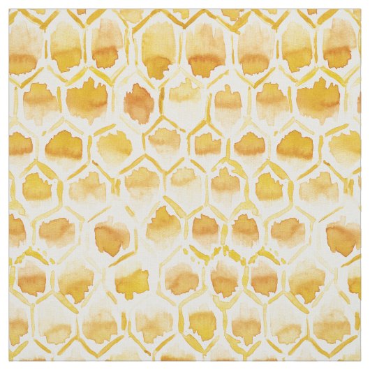 HONEY ZUHAUSE Golden Beehive Honeycomb Stoff (Muster)