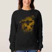 Honeybee and bumble bee for American hive beekeepe Sweatshirt (Vorderseite)
