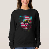 Honeybee and bumble bee for American hive beekeepe Sweatshirt (Vorderseite)
