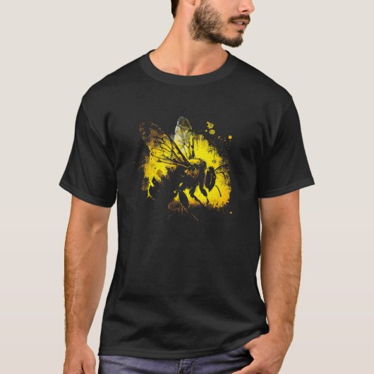 Honeybee and bumble bee for American hive beekeepe T-Shirt (Vorderseite)
