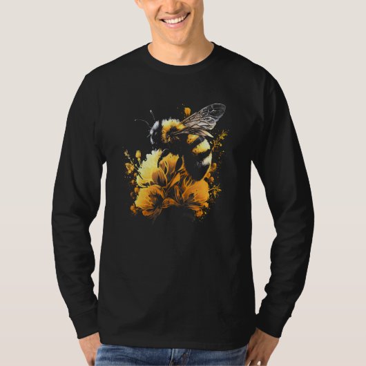 Honeybee and bumble bee for American hive beekeepe T-Shirt (Vorderseite)