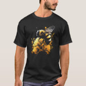 Honeybee and bumble bee for American hive beekeepe T-Shirt (Vorderseite)