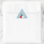 Honeybee Apple Rosh HaShana Classic Round Sticker (Tasche)