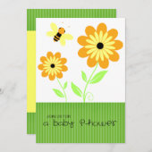 Honeybee Baby Shower Einladungen (Vorne/Hinten)