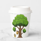 Honeybee Baby Shower Paper Cups Pappbecher (Vorderseite)