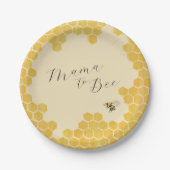 Honeybee Baby Shower Paper Teller (Vorderseite)