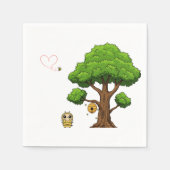 Honeybee Baby Showpaper Napkins Serviette (Vorderseite)