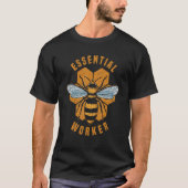 Honeybee Beekeeper Essential Worker Honeybee Beeke T-Shirt (Vorderseite)