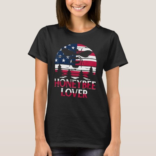 Honeybee  Beekeeping Bees  Honeybee Beekeeper T-Shirt (Vorderseite)