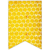 Honeybee Bumblebee Honeycomb Blue Boy Baby Dusche Wimpelkette (Zweite Fahne)