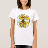 Honeybee Bumblebee Queen Bee Honey | PERSONALISIER T-Shirt (Vorderseite)