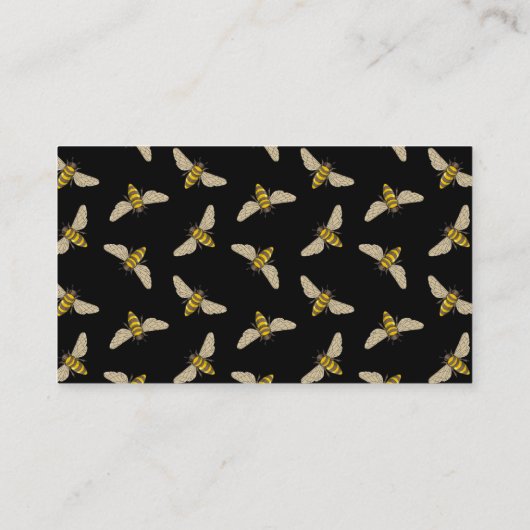 Honeybee Business Card Visitenkarte (Rückseite)