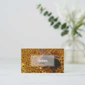 Honeybee Business Card Visitenkarte (Stehend Vorderseite)