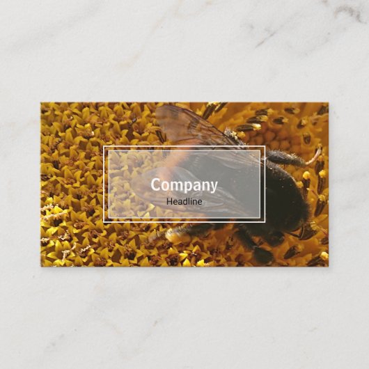 Honeybee Business Card Visitenkarte (Vorderseite)