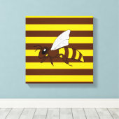 Honeybee Canvas Print Leinwanddruck (Insitu (Holzboden))