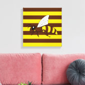 Honeybee Canvas Print Leinwanddruck (Insitu (Wohnzimmer))