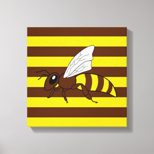 Honeybee Canvas Print Leinwanddruck (Vorderseite)