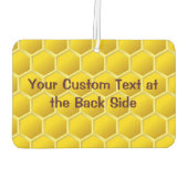 Honeybee Cartoon Air Freshener Autolufterfrischer (Rückseite)