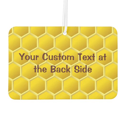 Honeybee Cartoon Air Freshener Autolufterfrischer (Rückseite)