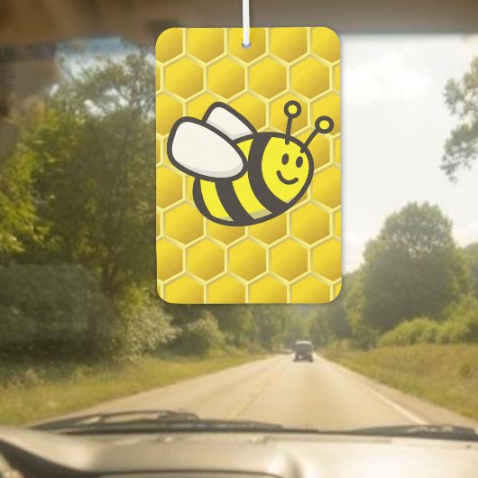 Honeybee-Cartoon Autolufterfrischer