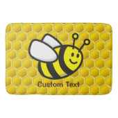 Honeybee-Cartoon Badematte (Vorderseite)