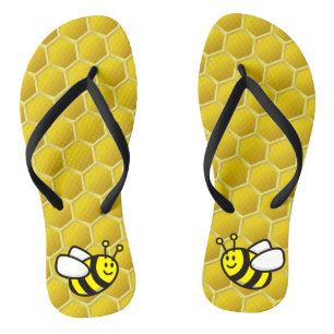 Honeybee-Cartoon Badesandalen