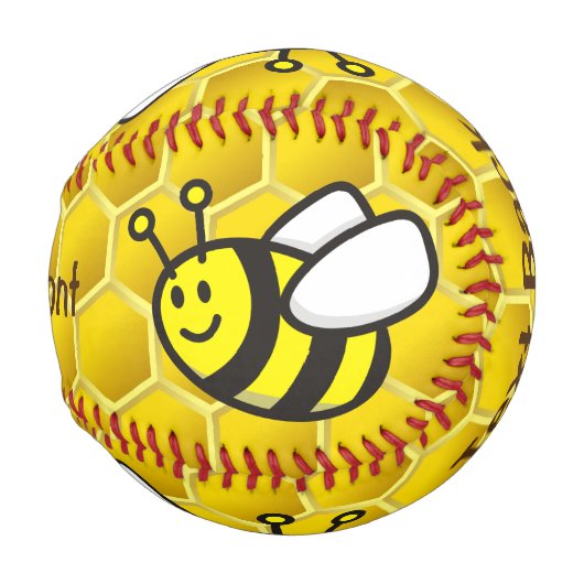 Honeybee-Cartoon Baseball (Vorne Rechts)