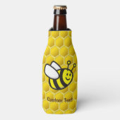 Honeybee-Cartoon Flaschenkühler (Flaschenvorderseite)