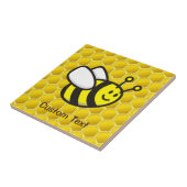 Honeybee-Cartoon Fliese (Seite)