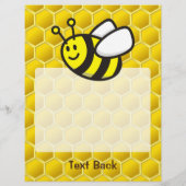 Honeybee-Cartoon Flyer (Hinten)