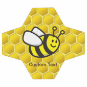 Honeybee-Cartoon Fußball (Flach)