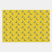 Honeybee-Cartoon Geschenkpapier Set (Vorderseite 2)