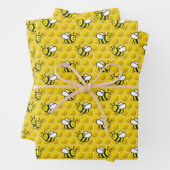 Honeybee-Cartoon Geschenkpapier Set (Beispiel)