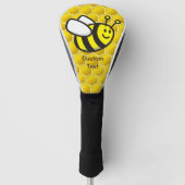 Honeybee-Cartoon Golf Headcover (Vorderseite)