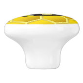 Honeybee-Cartoon Keramikknauf (Seitenansicht)