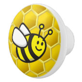 Honeybee-Cartoon Keramikknauf (Rechts)