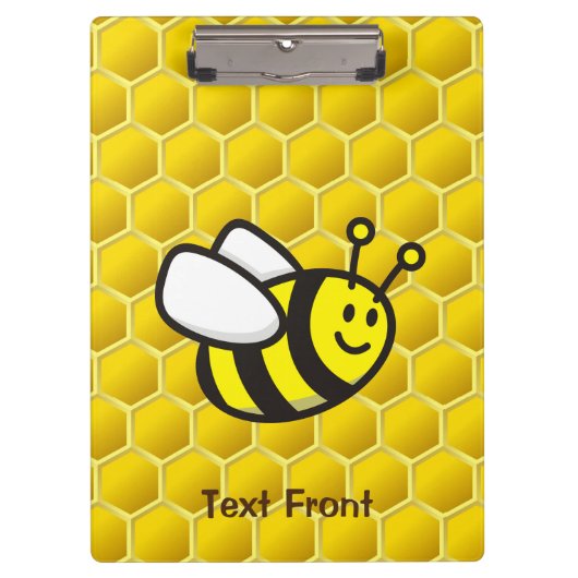 Honeybee-Cartoon Klemmbrett (Vorderseite)