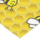 Honeybee-Cartoon Kurzer Tischläufer (Ecke)