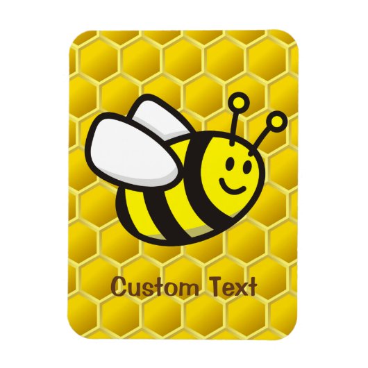 Honeybee-Cartoon Magnet (Vertikal)