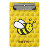 Honeybee-Cartoon Mini Klemmbrett (Vorderseite)